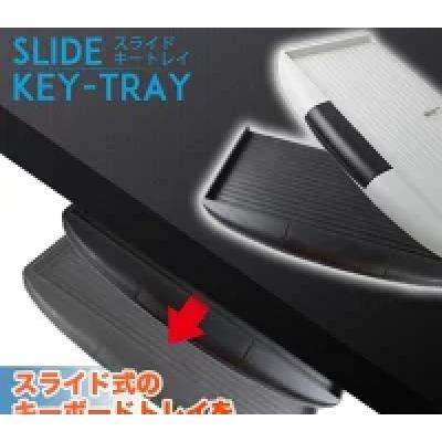 【送料無料・一部地域除く】DIY　増設スライド式キーボードトレイ スライダー 収納 デスク オフィス デスク キーボード TEC-KEYTRAYD｜zakkayacom｜02