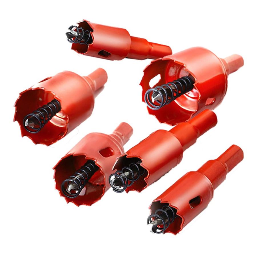 穴あけドリルビット 6点セット 木板 合板 ステンレス DIY 工具