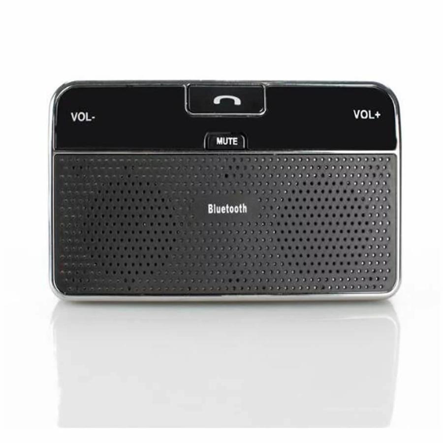 車載 Bluetooth ハンズフリー 通話キット スピーカーフォン 無線 音楽 通話 車内 会話 シガー電源tecc