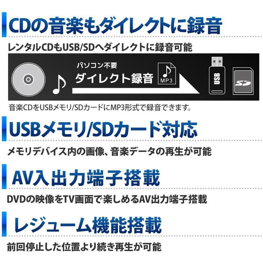VERSOS ベルソス 12.5インチ ポータブルDVDプレーヤー VS-GD4125 CPRM