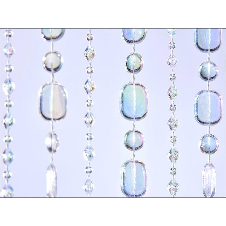 キラキラ ビーズのれん ビーズカーテン コンビ クリアー Cat 0700 雑貨屋フリー 通販 Yahoo ショッピング