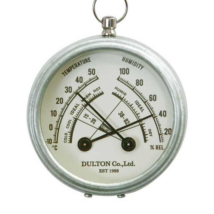 THERMO-HYGROMETER （ROUND） ダルトン DULTON 温度計 湿度計 アナログ 