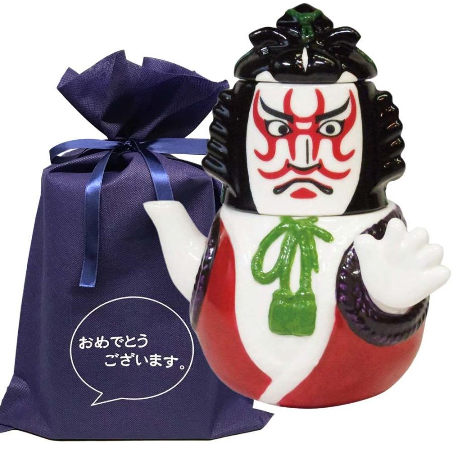 おめでとうございますギフトl 歌舞伎のティーフォーワン おもしろ プレゼント ティーセット 食器 おもしろグッズ Fn 028 雑貨屋フリー 通販 Yahoo ショッピング