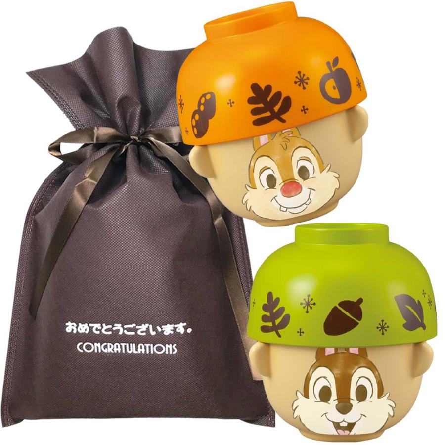 おめでとうございますギフト汁椀茶碗セットミニ クレヨンタッチ チップ デール 食器セット 二人 子供 チップ デール ディズニー 茶碗 Fn 雑貨屋フリー 通販 Yahoo ショッピング