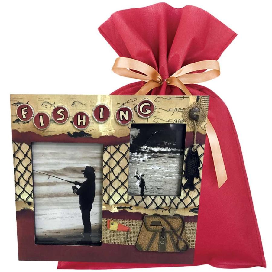 フォトフレーム フィッシング ギフトセット おもしろ プレゼント 写真 立て フレーム 釣り 雑貨 記念品 Fn 雑貨屋フリー 通販 Yahoo ショッピング