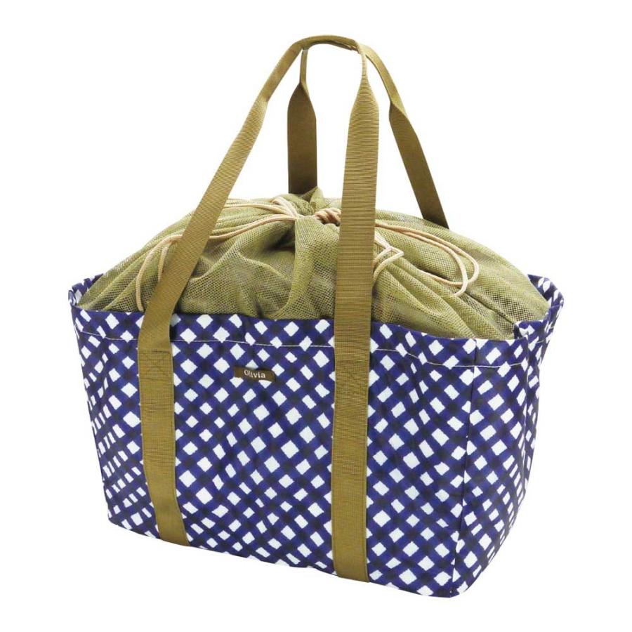 Olivia レジカゴバック ブルー 保冷 レジカゴバッグ 折りたたみレジカゴバッグ 保冷バッグ 大容量レジカゴバッグ Gh A371bl 雑貨屋フリー 通販 Yahoo ショッピング