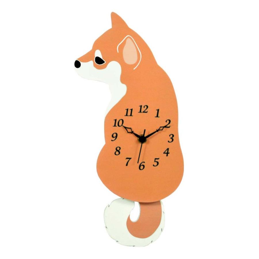 柴犬の振り子時計 赤柴 振り子時計 壁掛け 犬 好き プレゼント 犬グッズ Jas G 1181n 雑貨屋フリー 通販 Yahoo ショッピング