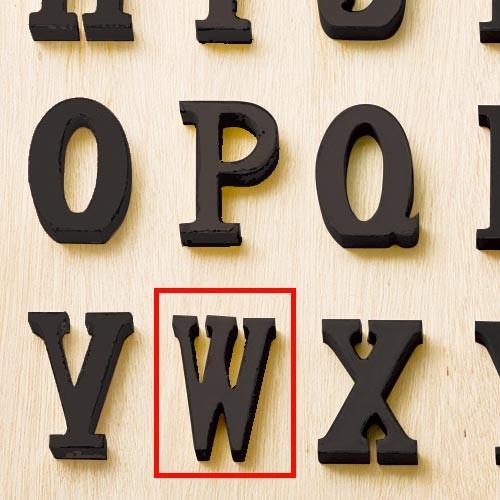 オールドルックレター ブラック W アルファベット オブジェ W 大文字 切り文字 看板 壁掛け 置物 ディスプレイ 飾り文字 アンティーク Key Bollolew 雑貨屋フリー 通販 Yahoo ショッピング