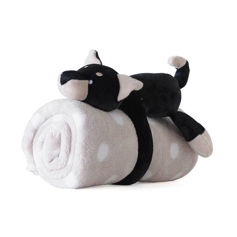 ダッコドールブランケット 黒シバ ひざ掛け かわいい ブランケット 子供用 ふわふわ 膝掛け あったか 毛布 もこもこ Key Se0405 雑貨屋フリー 通販 Yahoo ショッピング
