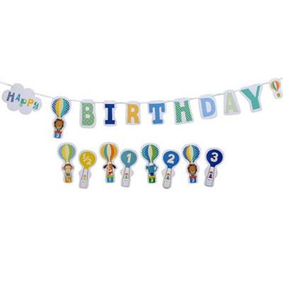 バースフェテ ガーランドセット バルーンバースデー ブルー 誕生日 飾り 装飾 イベント パーティー 飾り付け ガーランド 風船 動物 Mw 雑貨屋フリー 通販 Yahoo ショッピング