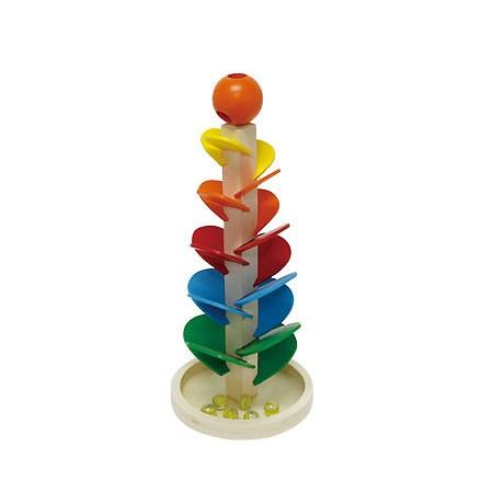 ウッデントイ サウンドツリー 木のおもちゃ ウッド ビー玉 転がし 木製玩具 知育玩具 Mw 雑貨屋フリー 通販 Yahoo ショッピング