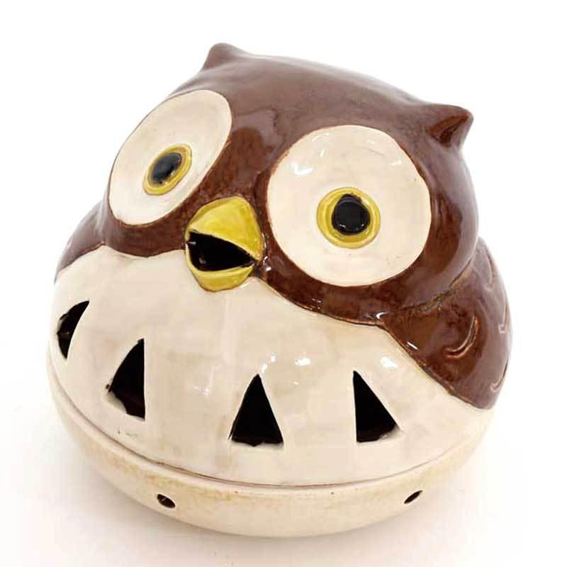 デココロ 蚊遣り ふくろう 蚊取り線香入れ 動物 フタ付き 陶器 蚊取り線香ホルダー 蚊やり かわいい Mw 雑貨屋フリー 通販 Yahoo ショッピング