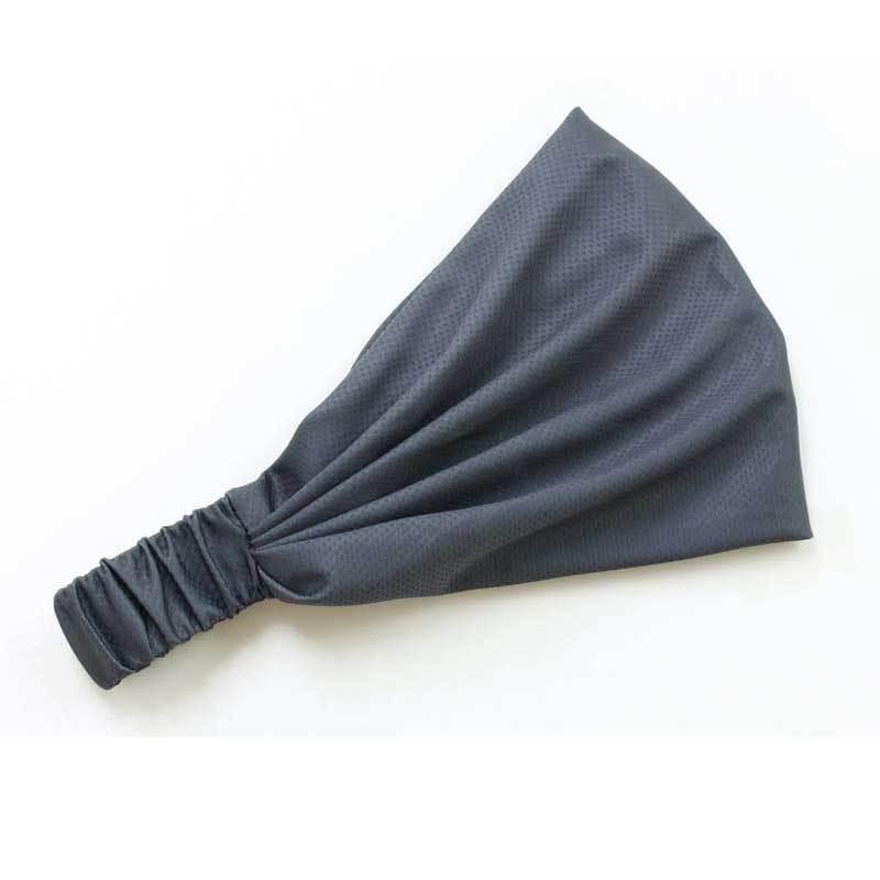 ひんやりヘアバンド ブラック ひんやり 頭 冷感 ヘアバンド 巻き クール バンダナ おしゃれ Mw 雑貨屋フリー 通販 Yahoo ショッピング