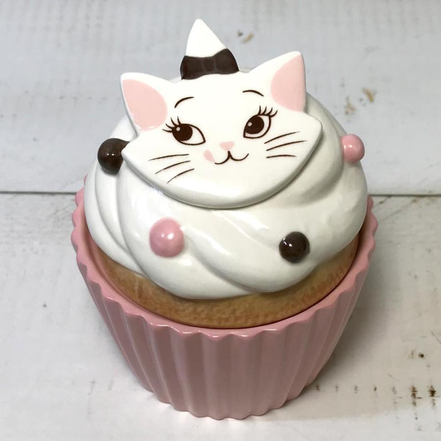 カップケーキ型キャニスター マリー 小物入れ ふた付き キャニスター 陶器 保存容器 調味料入れ 砂糖 塩入れ Sa San2950 5 雑貨屋フリー 通販 Yahoo ショッピング