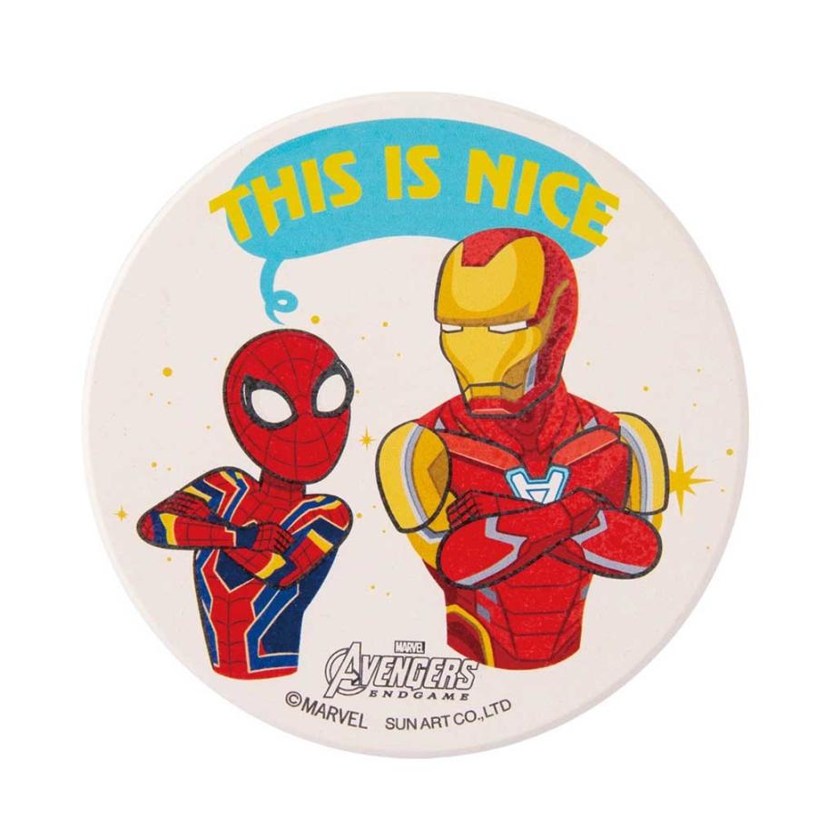 吸水コースター アイアンマン スパイダーマン マーベル アベンジャーズ グッズ Marvel Sa San3237 1 雑貨屋フリー 通販 Yahoo ショッピング