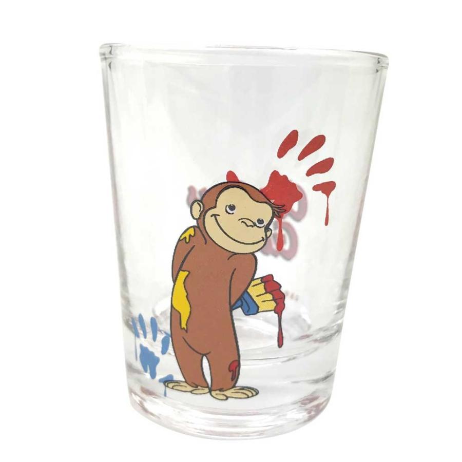 ミニグラス おさるのジョージ絵の具 ショットグラス コップ キャラクター グラス かわいい おさるのジョージ グッズ Sa San3348 2 雑貨屋フリー 通販 Yahoo ショッピング
