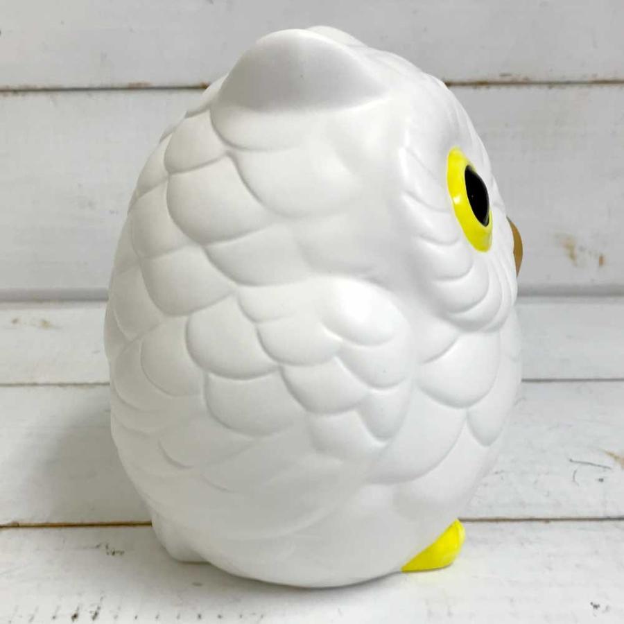 開運 白色フクロウバンク ふくろう 置物 インテリア 貯金箱 開運 ふくろうグッズ Sa San3412 雑貨屋フリー 通販 Yahoo ショッピング