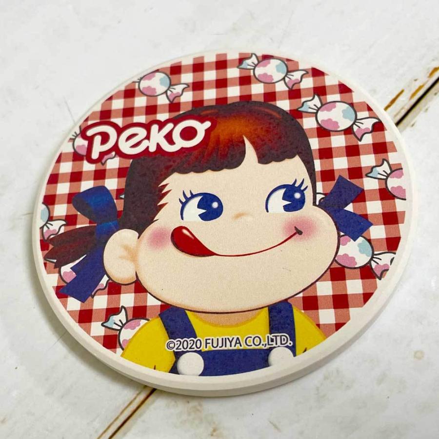 吸水コースター ペコちゃん 不二家 ペコちゃん グッズ コースター コルク Sa San3553 1 雑貨屋フリー 通販 Yahoo ショッピング