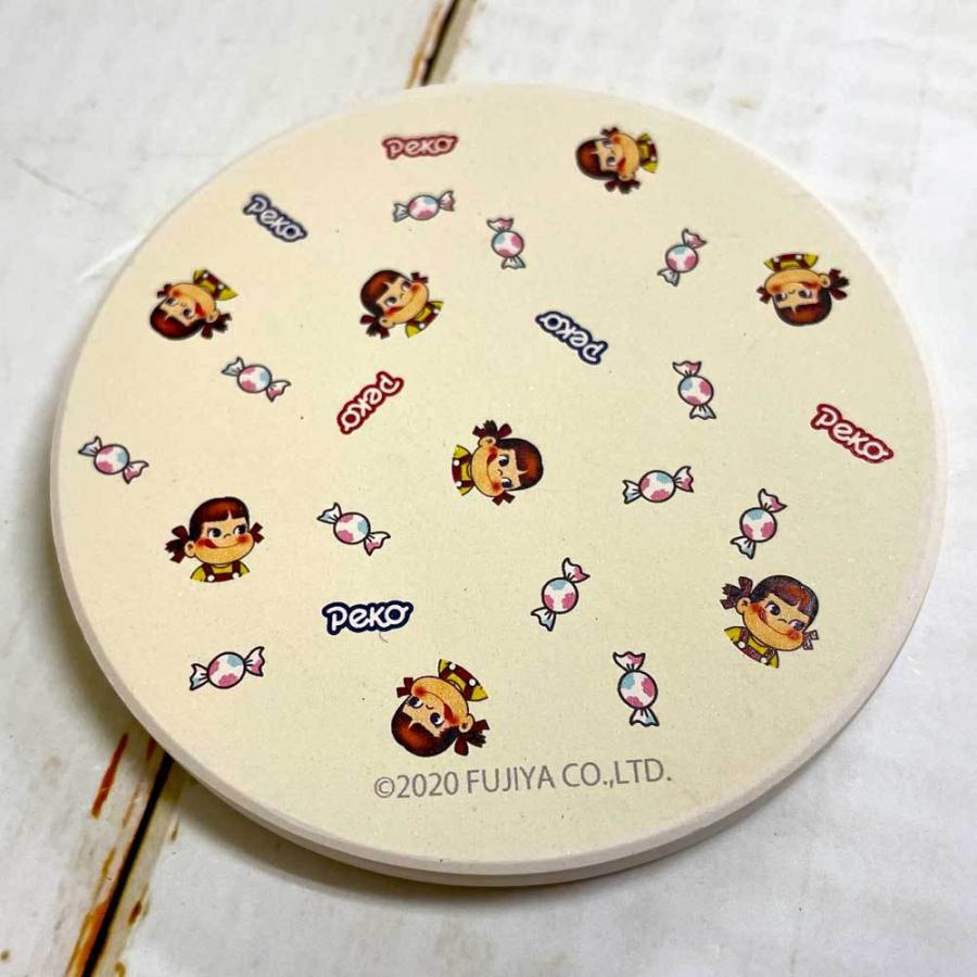吸水コースター ペコちゃんチラシ柄 不二家 ペコちゃん グッズ コースター コルク Sa San3553 2 雑貨屋フリー 通販 Yahoo ショッピング