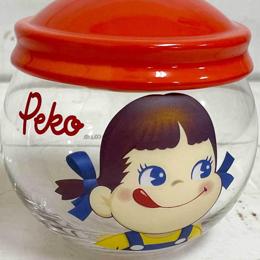 キャンディポット ペコちゃん 不二家 ペコちゃん グッズ 保存容器 ガラス キャニスター 保存瓶 Sa San3557 雑貨屋フリー 通販 Yahoo ショッピング