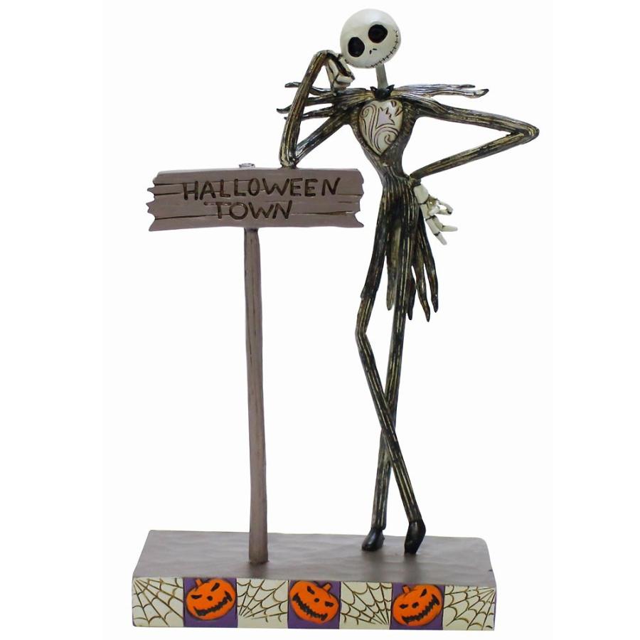 送料無料 Welcome To Halloween Town Jack Skellington ナイトメア ジャックスケリントン ディズニー フィギュア 置物 人形 フィギア オブジェ Purrworld Com