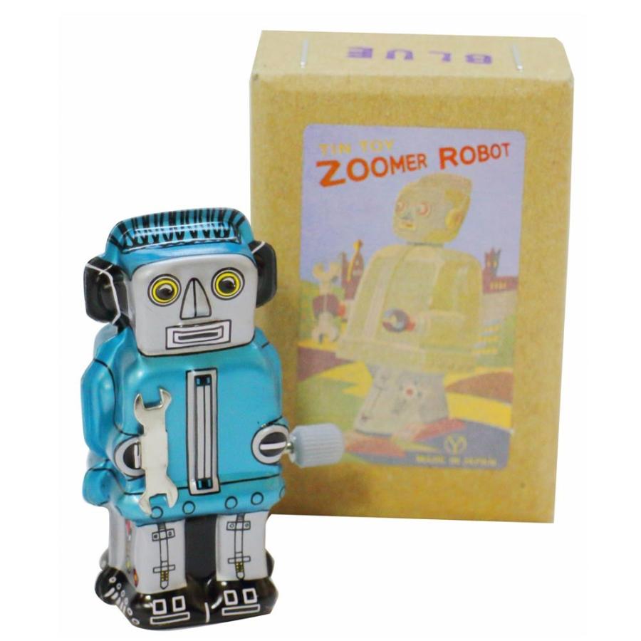 ブリキのおもちゃ ゼンマイ ミニズーマーbl ブリキ おもちゃブリキ ロボット ぜんまい 玩具 アンティーク レトロ Te Ts 218b 雑貨屋フリー 通販 Yahoo ショッピング