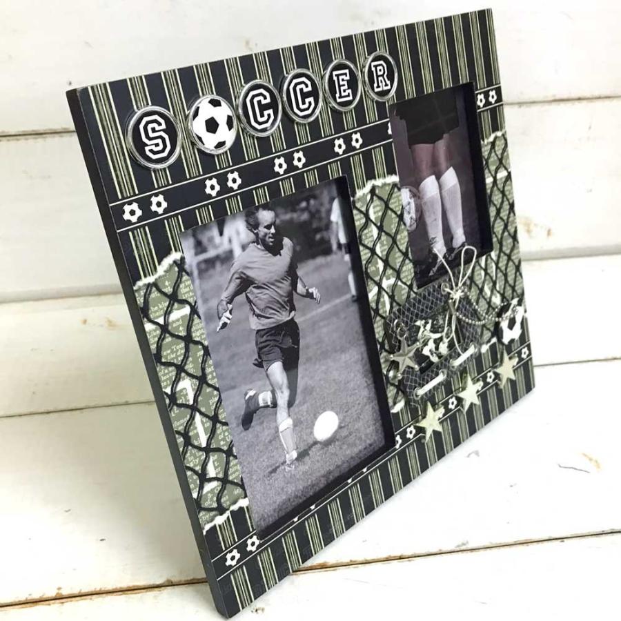 フォトフレーム サッカー おもしろ 写真立て メッセージ プレゼント フォトフレーム 2枚 Toy 雑貨屋フリー 通販 Yahoo ショッピング