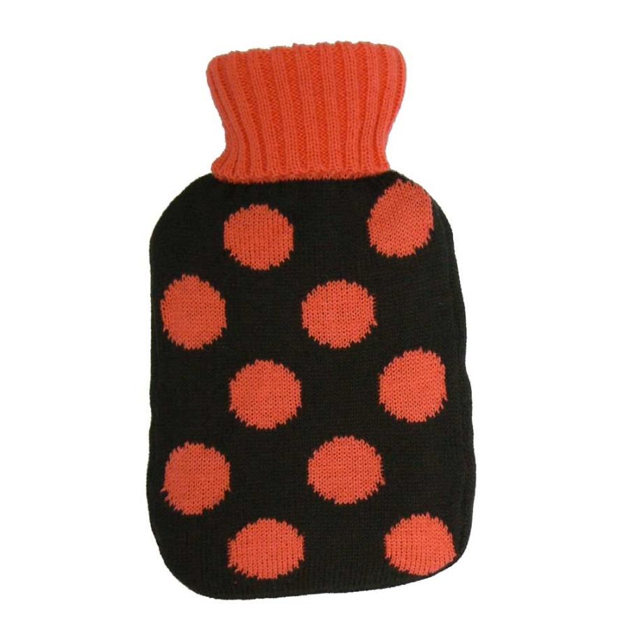ホットウォーターボトル ドット2 ｓ ブラック 湯たんぽ カバー かわいい おしゃれ 湯たんぽカバー あったかグッズ 足 温める グッズ 防寒 冷え性 対策 Wb s Bk 雑貨屋フリー 通販 Yahoo ショッピング