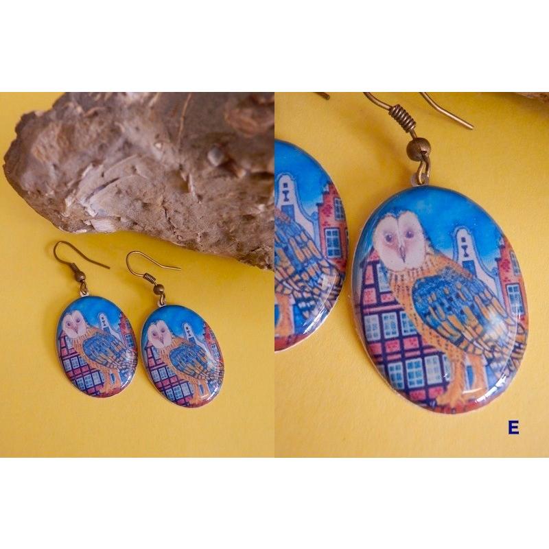 鳥ピアス フクロウ ミミズク ニワトリ 梟 木菟 鶏 小鳥 イヤリングorシルバー925変更可 可愛いイラスト T15 6 461 エスニックzakkaya孵ヤフー店 通販 Yahoo ショッピング