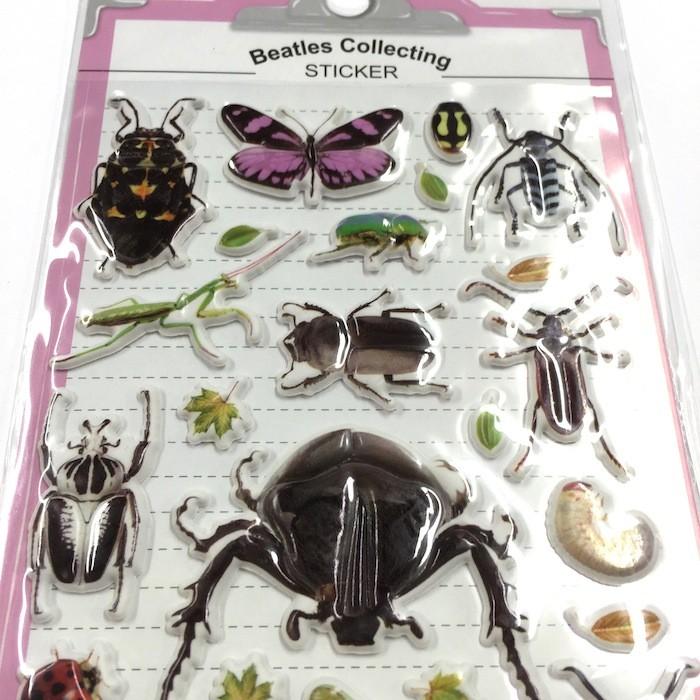 ぷっくりステッカー ぷっくりシール 虫ムシ大行進ステッカーa 昆虫シール 虫シール デコシール カブトムシ 甲虫 カミキリムシ 蝶 カマキリ他 T18 1 264 エスニックzakkaya孵ヤフー店 通販 Yahoo ショッピング