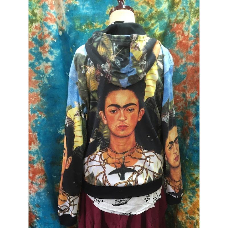 フリーダ カーロ フリーダカーロ メキシコの画家 女性画家 アジアンファッション メンズ レディス 春秋パーカー 春秋アウター T18 4 170 エスニックzakkaya孵ヤフー店 通販 Yahoo ショッピング