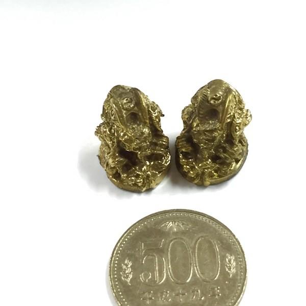 小さな真鍮像 可愛い銭蛙 かえる 蛙 カエル Frog アジア雑貨 エスニック雑貨 インテリア 風水 ブラス ロングセラー｜zakkayakaeru｜04