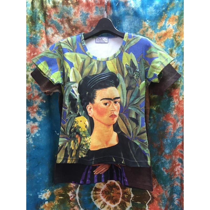 フリーダ カーロ フリーダカーロ メキシコの画家 Tシャツ 女性画家 アジアンファッション レディス T19 4 Fk エスニックzakkaya孵ヤフー店 通販 Yahoo ショッピング