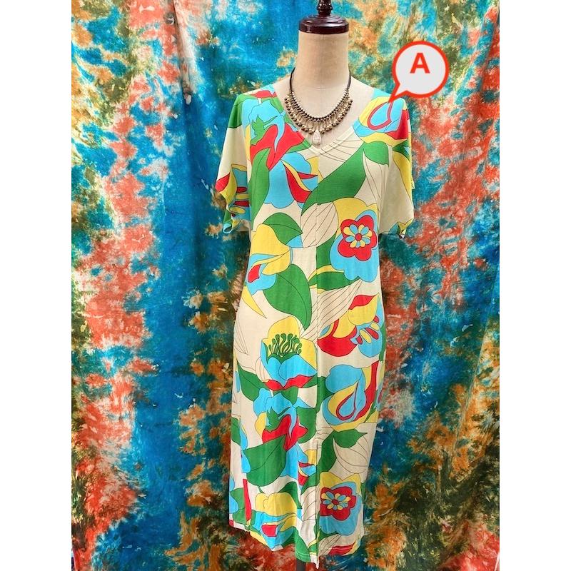 60 S サイケデリック ヴィンテージ ワンピース水着 売れ筋新商品