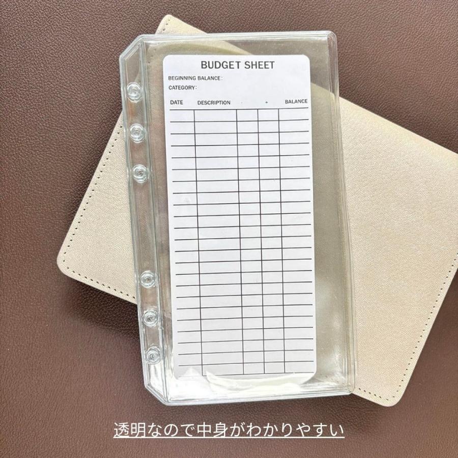 A6 ダブルポケット クリアリフィル サイドオープン（5枚組）透明