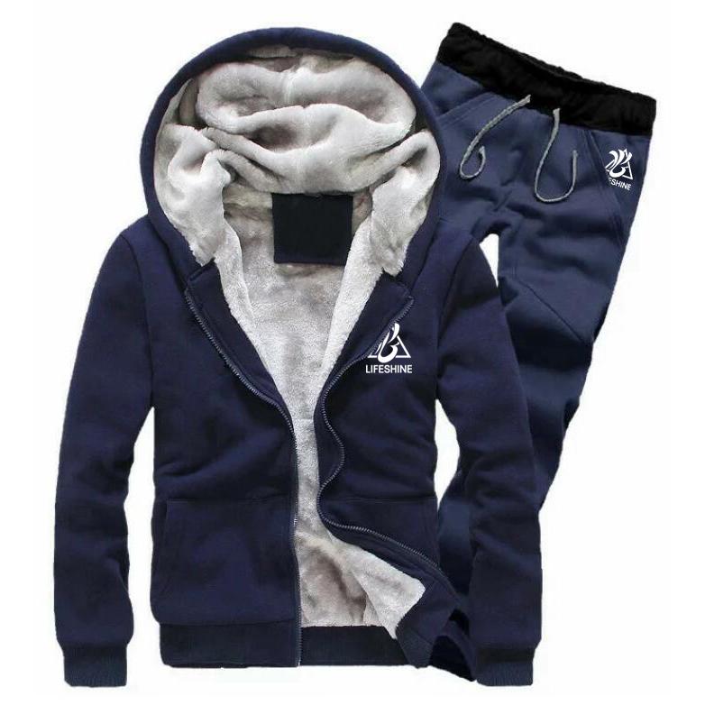 上下セットアップスウェットセットアップ パーカージップアップ 裏ボア