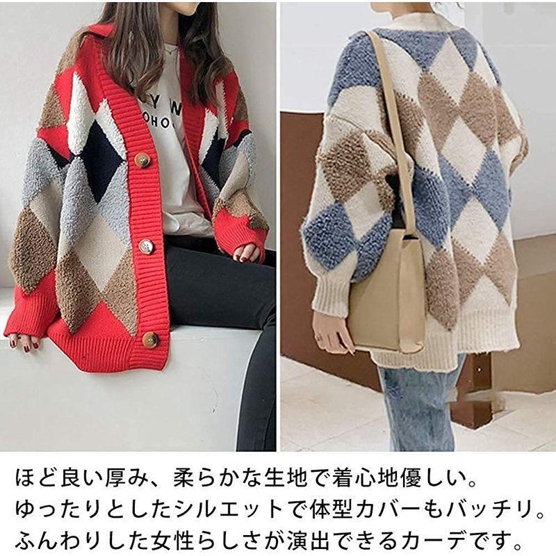 セカンドルーツアーガイル 別倉庫からの配送 カーディガン ボア モコモコ あったか ボーイッシュ オトナ 重ね着 お揃い お嬢 オソロイ オヨバレ コーデ