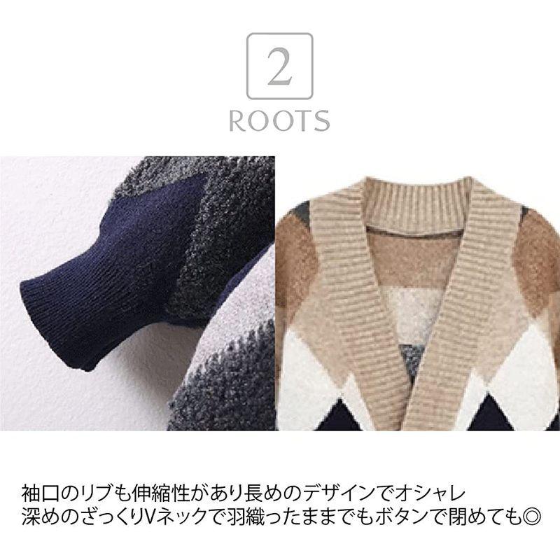 セカンドルーツアーガイル 別倉庫からの配送 カーディガン ボア モコモコ あったか ボーイッシュ オトナ 重ね着 お揃い お嬢 オソロイ オヨバレ コーデ