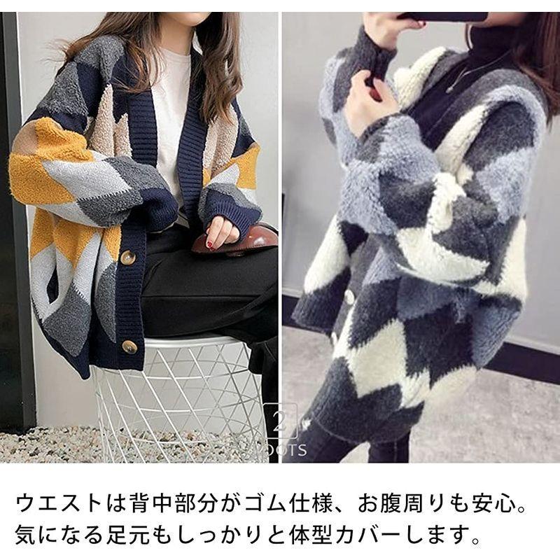 セカンドルーツアーガイル 別倉庫からの配送 カーディガン ボア モコモコ あったか ボーイッシュ オトナ 重ね着 お揃い お嬢 オソロイ オヨバレ コーデ