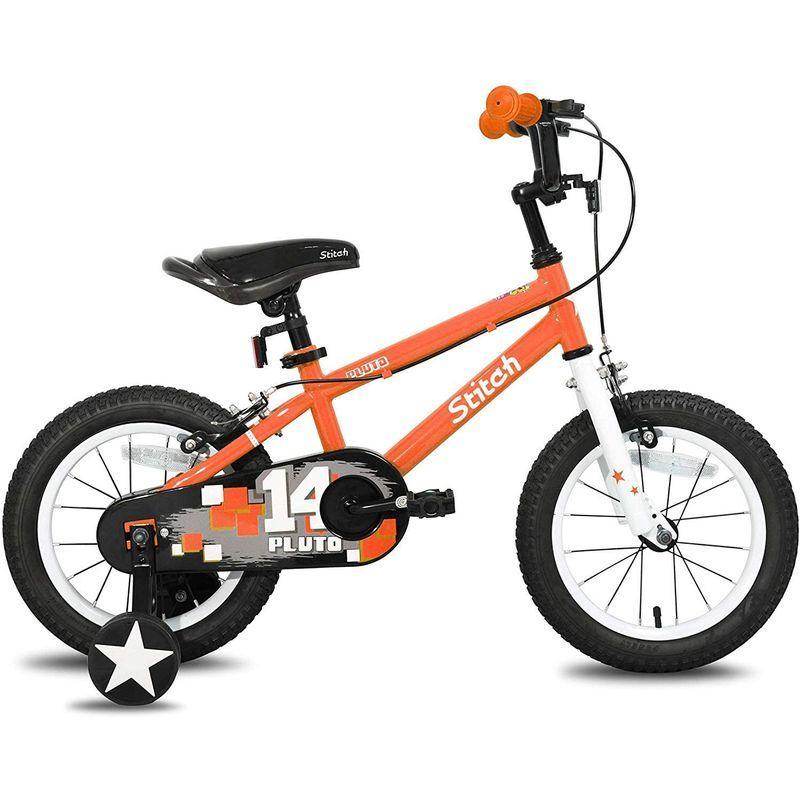 正規品 Stitch 子供自転車 か 可愛い お誕生日プレゼント 幼児用自転車 子供用 16インチ 女の子 男の子 補助輪付き 3 4 5 6 7歳 子ども用 Demolition Training
