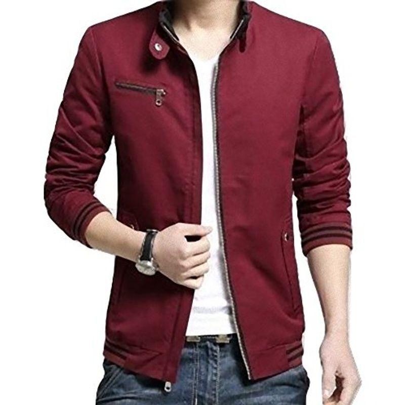 人気の新作 メンズウエア ジャケット メンズ アウター トップス コート カジュアルジャケット おしゃれ ブルゾン メンズファッション 秋 冬 春 レッド 赤 Xl Www Threeriversofs Com