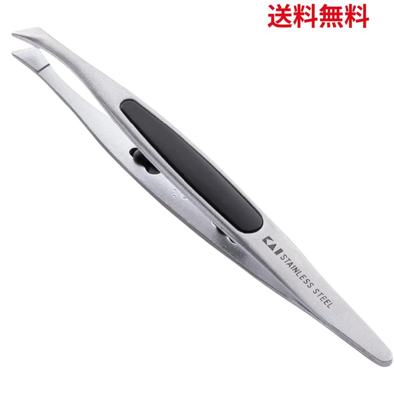 貝印 KAI SNS 話題 スタンダードセレクション 毛抜き 先斜 すべり止め