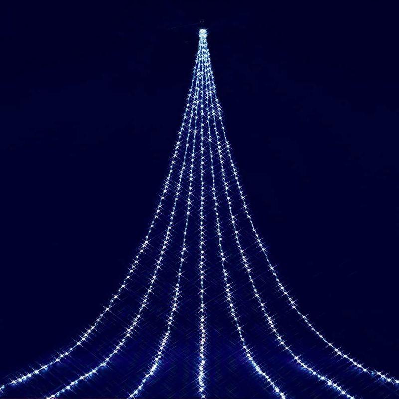 2021公式店舗2021公式店舗フローレックス(FLOREX) クリスマスイルミネーション LEDドレープライト ニューホワイトLED 5m  KT-2861 屋外照明