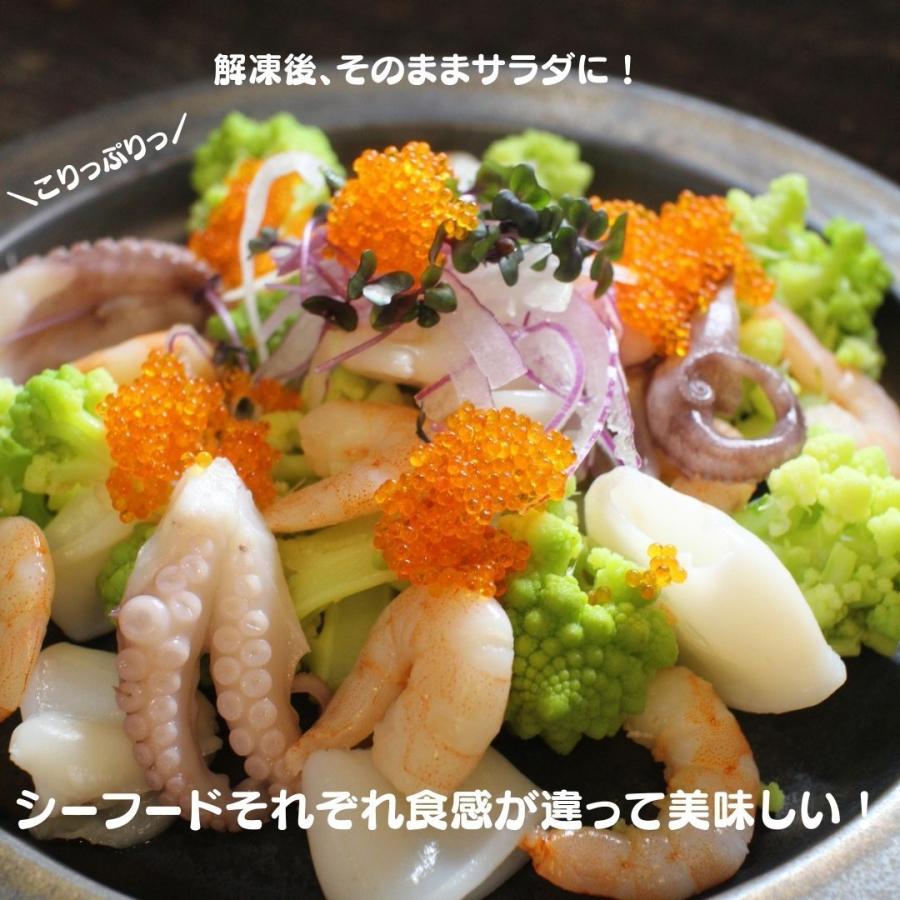 生食用 シーフードミックス 500g 冷凍 簡単 海老 えび エビ イカ いか タコ たこ Eb23 ざこばの朝市オンラインショップ 通販 Yahoo ショッピング