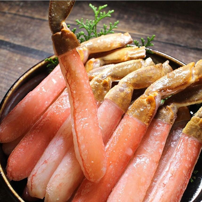 極上 特大極太 生ズワイガニ フルポーション 1ｋｇ 26本 カニしゃぶ カニのお刺身 カニ刺し 生食可 かにしゃぶ 蟹 むき身 棒肉 Kn29 ざこばの朝市オンラインショップ 通販 Yahoo ショッピング