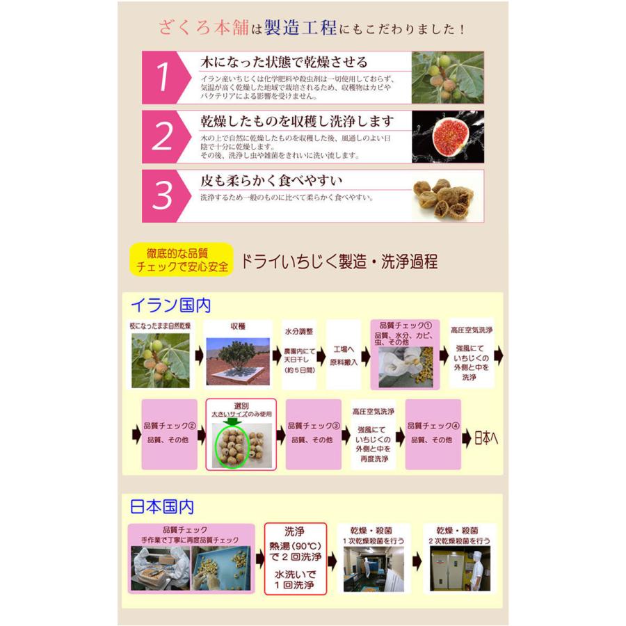 いちじくこまち 100g。無添加・農薬不使用のドライイチジクで安心安全|zakurohonpo|11