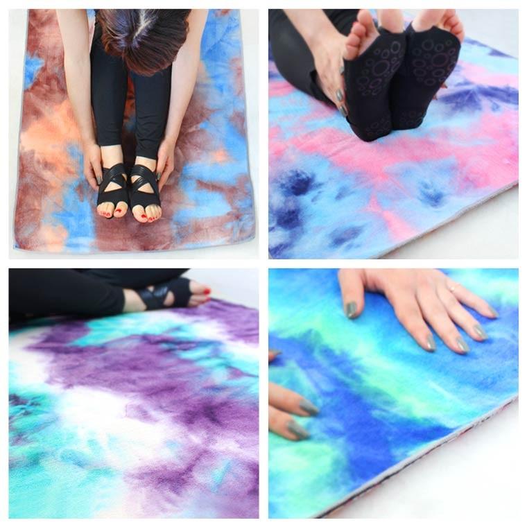 ヨガマット ヨガタオル 送料無料 滑り止め付き 安い おしゃれ 滑り止め ヨガラグ 滑らない ヨガタオルマット 折りたたみ かわいい ピラティス 8p38 Zakzak雑貨 通販 Yahoo ショッピング