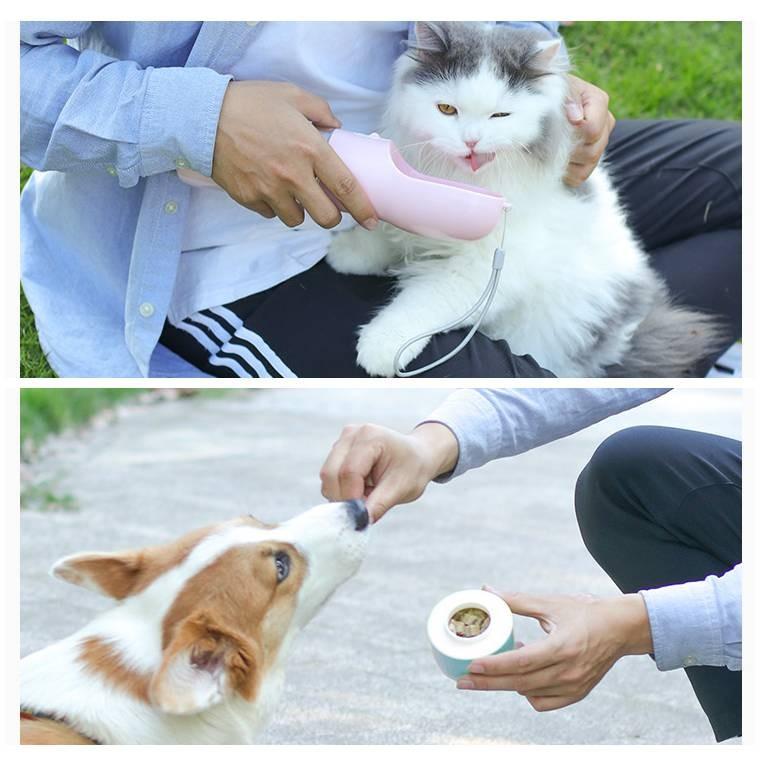 ペットウォーターボトル 給水器 お出かけボトル ペットボトル ペット用品 持ち運び 携3566c 散歩 水入れ 水飲み 水飲み器 犬 猫 給水ボトル 高品質の人気 ペット用品