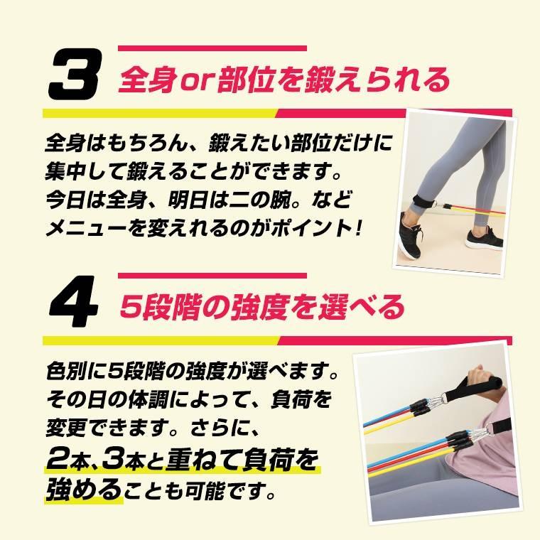 トレーニングチューブ フィットネスチューブ エクササイズバンド ゴムバンド 女性向け 筋トレ トレーニング 運動 室内 簡単 ダイエット 二の腕 背筋 腹筋 脚痩せ 8w33 Zakzak雑貨 通販 Yahoo ショッピング