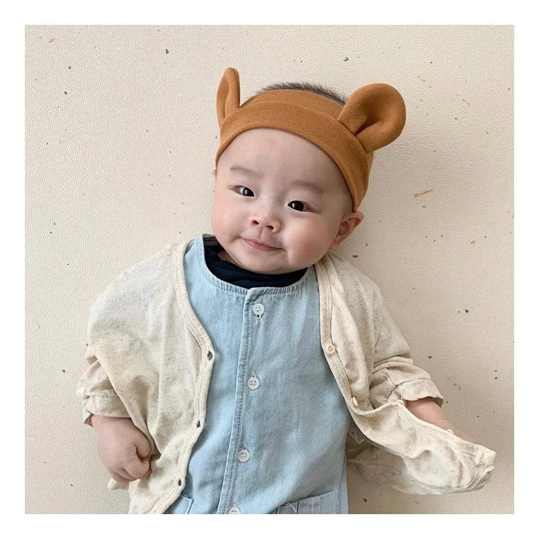 ベビー 赤ちゃん ヘッドバンド ヘアバンド くま 男の子 女の子 お出かけ 柔らかい 中古 9f02 イベント 撮影 かわいい